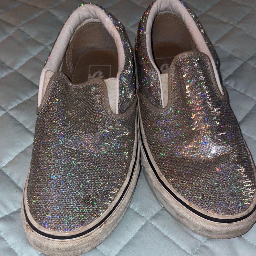 Sparkly Slip-On Sneakers